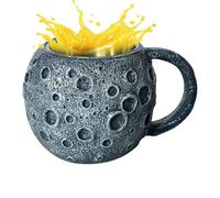 Genérico Tazas Bonitas | Taza Planeta En Relieve Espacial | Contenedor De Bebidas Decoración Estética Para Cocina Casa De Campo | Para Bebidas Cerveza Vino