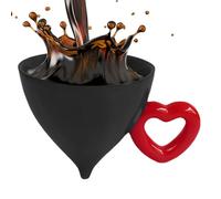 Genérico Tazas de Café Bonitas para Mujer | 120ml Cónicas de Cerámica - Taza de Cerámica para Café Adorable - para Mujeres Regalo Navidad Cumpleaños San Valentín Decoración Hogar Oficina Té con Leche