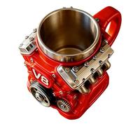 Generico Tazas De Café,Mecánica,Café De Acero Inoxidable Con Forma De Motor | Regalo Para Marido Aficionados Del Coche San Cumpleaños