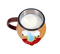 Generico Tazas de café originales - 11,5 x 10,5 x 7,5 cm Simpáticos vasos aptos para microondas | Tazas de café humorísticas divertidas, para el hogar, dormitorio, cocina, oficina, camping, leche, té