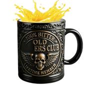 Genérico Tazas Divertidas,Taza Antideslizante Portátil De Gran Capacidad - Mug De Café Para Bebidas Calientes | Para Hogar Familia Amigos Cumpleaños Café Té Chocolate Bebidas