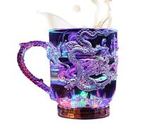 Genérico Tazas LED Activadas Por Agua: Vaso Acrílico Para Beber, Taza De Café Y Bebidas Que Cambia De Color | Ideal Para Fiestas Navideñas, Celebraciones Navideñas De Halloween, Pascua, Bodas, Bares