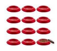 Genérico Tazón de Comida y Agua para Gecko - Cuenco de Silicona Reutilizable | Accesorio para Reptiles Pequeños, Geckos Crestados & Insectos | Fácil de Limpiar y Duradero