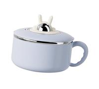 Genérico Tazón de ramen multiusos con Contenedor de almuerzo de acero inoxidable Vajilla con ergonómico Herramienta de cocina práctica Contenedor de sopa portátil a prueba de fugas para viajes