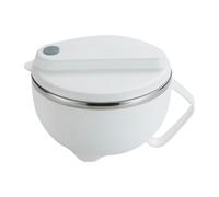 Generico Tazón para sopa de fideos - Portable Food Container, Thermal Ramens Pot, Stainless Steel Cooking Bowl | Handle Soup Cooker, Hot Meal Prep Container, Oatmeal Rice Salad Holder, Lunch Travel