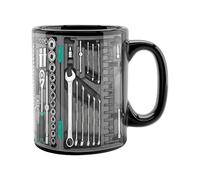 Genérico Tazzas Cassetta degli Attrezzi da Meccanico, Tazzas da Caffè in Ceramica da 350 ml con Cassetta degli Attrezzi da Meccanico, Tazze da Caffè Divertenti, Regalo per Marito e Papà