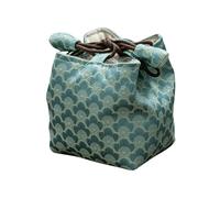 Genérico Tea Bag Organizer - Chinese Pouch, Drawstring Container, Travel Supply with Durable Feature, Portable Cup Holder with Practical Detail, Organizer, Women Home Office Outdoor Daily Use