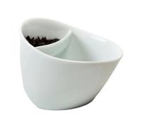 Generico Tea Infuser - Tilted Split Funny Table Decor | Ceramic Mug Tea Brewer Cups For Coffee Teas Water Milk Drinking Steeping Living Room Restaurant Travel Camping Picnic Family And Others