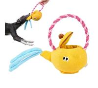 Genérico Teapot Shape Dog Toy, Interactive Rope Dog Toy, Soft Plush Dog Toy, Cute Plush Dog Toys, Plush Interactive Teapot Shape Dog Toy with Soft Interactive Rope and Plush for All Breeds