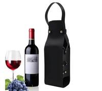 Genérico Tear-Resistant Bottle Bag - Bolsa portátil de Vino | Felt Bags, Shopping Bags, Carry-on, Picnic with Leak-Proof and Insulated Compartment for Travel, Picnic, Negro, Se référer au descriptif