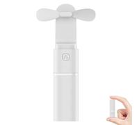 Genérico Tech Candy Fan, Tech Candy Easy Breezy Portable Fan, Portable Handheld Mini Fans & Power Bank (Sliver)