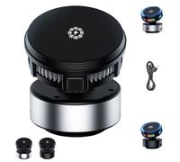 Genérico Techgoplus Phone Holder, Magnetic Holder New Plus 3 In 1 Ultra, 360° Adjustable Vacuum Magnetic Phone Holders, Universal All Phones For Car & Desk Use (Silvery,1PCS)