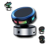 Genérico Techgoplus Phone Holder, Techgoplus New 3 in 1 Ultra Phone Holder for Car, 360° Electric Vacuum Suction, Car Electric Suction Cup Cellphone Holders, for All Smartphones (Silver)