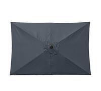 Genérico techo de sombrilla rectangular de repuesto 3 x 2 m - impermeable UV30+ resistente al viento - cobertizo jardín terraza voladizo picnic