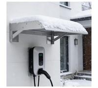 Genérico Techo Protector para Estación de Carga de Vehículos Eléctricos, Cubierta para Conector de Pared de VE con Protector Meteorológico de Montaje en Pared, Toldo Protector de Puerto de Carga