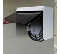 Genérico Techo Resistente a la Intemperie para estación de Carga de vehículos eléctricos: Cubierta metálica para Cargador de vehículos eléctricos, toldo Protector para Punto de Carga, Escudo de contr
