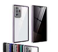 Genérico Techterio Magnetic Phone Case S22/S23/S24 Ultra Privacy Case, Magnetic Mobile Phone Cases, Anti-Peep Screen, Full Coverage (Purple,S24U)