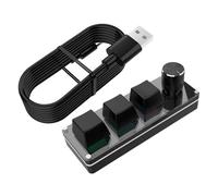 Genérico Teclado De Macros Programable - Programación De Teclado para Trabajo,Accesorios de Computadora, Teclado Mecánico para Uso Profesional y Personal