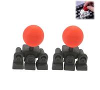 Genérico Teclado Impreso en 3D Joystick Keycap, Accesorio de Juego Retro Mod de Enlace Personalizado de 4 Teclas, Juego de Accesorios de botón analógico novedoso DIY, Mini Fighting Controller (2pcsD)