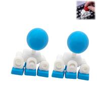 Genérico Teclado Impreso en 3D Joystick Keycap, Accesorio de Juego Retro Mod de Enlace Personalizado de 4 Teclas, Juego de Accesorios de botón analógico novedoso DIY, Mini Fighting Controller (2pcsB)