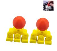 Genérico Teclado Impreso en 3D Joystick Keycap, Accesorio de Juego Retro Mod de Enlace Personalizado de 4 Teclas, Juego de Accesorios de botón analógico novedoso DIY, Mini Fighting Controller (2pcsC)