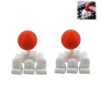Genérico Teclado Impreso en 3D Joystick Keycap, Accesorio de Juego Retro Mod de Enlace Personalizado de 4 Teclas, Juego de Accesorios de botón analógico novedoso DIY, Mini Fighting Controller (2pcsA)