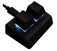 Generico Teclado macro mecánico - ABS 2.05x1.89x1.18 pulgadas | Teclado programable de doble tecla Cherry Switch Hotswap Type-C Mini controlador USB con cable Copiar pegar Accesorio de juego