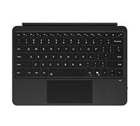 Genérico Teclado Ultrafino portátil para Surface Pro 12Teclado Retroiluminado Arcoíris Ligero para Tableta Surface Pro 12 Reemplazo de Teclado BT (Black)