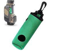 Genérico Tee Holder, Golf Bag Ball, Carrier Tee Holder, Golf Ball Sleeve with Belt Clip, Made to Last Golf Accessory, Outdoor Golfs Tool with Easy Use, Golfing Bag Storage for Men Women