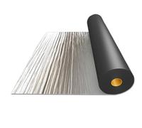 Genérico Tela Asfaltica Autoadhesiva para Tejado, Cinta de Selladora de Aluminio Impermeable, Banda de Butilo de Reparación para Piscinas Tuberías(30x1000cm)