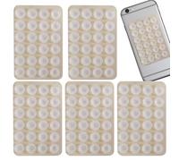 Genérico Telefonhülle Mit Saugnäpfen - Selbstklebender Telefonständer Aus Silikon | Telefonhalterung 5 Stück Silikon Saugnapf Handyhülle Halter Rutschfestes Selfie Zubehör Blau/Rosa, 8,1x5,5cm, 5 Stk