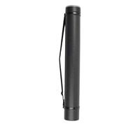 Genérico Telescopic Poster Tube, Drawing Tube, Waterproof Crush-Proof Container with Adjustable Shoulder Strap for Document Storage Trade Shows Painting Crafts, 24.8x3.35x3.35 Inches Black