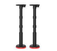 Genérico Telescópicos De Soporte Rápido - Subasta De Soporte Telescópico Resistente | 2X Postes De Soporte Ajustables, Fregadero Negro del Fregadero Y Soporte De Fijación para Casa De Cocina