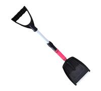 Genérico Telescoping Snow Shovel, Compact Car Scoop, 8.46x34 Inches Trunk Shovel with Grip Handle, Snow Removal Tool with Sturdy Build, Shovels for Truck SUV Windshield Driveway and Camping