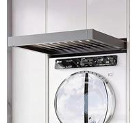 Genérico Tendedero extraíble para Pantalones - Tendedero Multifuncional Oculto, de aleación de Aluminio Resistente, se Abre con un Solo Clic, Apto para Lavadora (An.: 61-66 cm, Pr.: 54 cm)