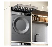 Genérico Tendedero Invisible de aleación de Aluminio Que Ahorra Espacio, Cesta extraíble de 35 kg para Armario Empotrado (Gris, 964-1014 mm)