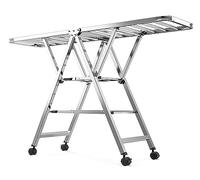 Genérico Tendedero Plegable para Ropa de Interior y Exterior. Tendedero de Acero Inoxidable portátil para Ropa de Interior y Exterior. Tendedero Plegable para Ropa de lavandería (A, 180 cm).