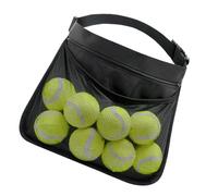 Genérico Tennis Ball Holder - 10.24x13.8in Large Adjustable, Pickleball Ball Belt Bag, Golf Table-Tennis Baseball Balls Holder, Training Competition Gym | Portable Sports Accessories Storage