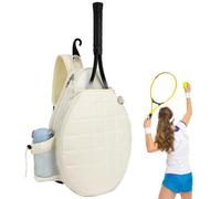 Genérico Tennis Racquet Bag Backpack - Water Resistant - Chest | Tennis Bag Sling Bag, Backpack, - Chest Grids Printed Shoulder Purse, Youth, Kids, Tennis Racket, Pickleball Paddles, Badmint