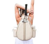 Genérico Tennis Racquet Bag - Sports Equipment Carrier, Lightweight Fitness Travel, Multi-Pocket Organizer for Apparel Shoes Balls Accessories | Versatile Duffle Waist Sling Bag Gym Beach