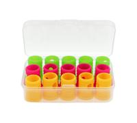 Genérico Tennis Racquet Dampener, 15 Pcs Badminton Vibration Reducer, Set | Tennis Racquet Dampener, 15 Pieces Vibration Reducer, Arm Comfort Protection Value, Durable Racquet Absorber