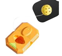 Genérico Tennis Rebounder Trainer, Balls Solo Bounce Gear, Beginners Tennis Training Tool with Adjustable Cord, Portable Practice Equipment, Sturdy Performance Sports Accessory, Black Standard Size