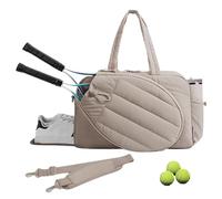 Genérico Tennis Schlaeger Tasche - Damen Wochenend Sporttasche Mit Schuhfach Wasserdicht, Getrennter Organizer Stauraum Robust Elegant | Vielseitige Reisetasche Fuer Training Beruf Buero Freizeit