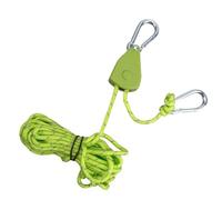 Genérico Tent Guy Ropes | Adjustable with Hook | Adjustablle Outdoor Tentt Guide Roppe Ratchett Hangers for Camping, Hiking, Awning, Grow Lights 157,48 pulgadas