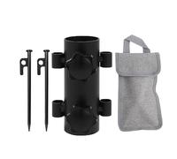 Genérico Tent Pole Bracket - Camping Tent Fixing Device Ground Peg Holder | Outdoor Portable Tents Frame Tube Support | Accessory For Camping Fishing Hiking Tarp Awning Canopy Shelter Setup