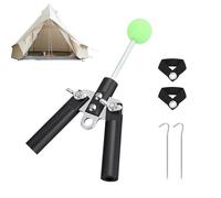 Genérico Tent Pole Connectors - Stainless Steel Adjustable Angle Camping Supplies, Canopy Tent Top Plug | Tents Canopy Replacement Parts For Camping Garden Patio Yard Deck Porch RV Home Campfire