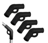Genérico Tent Pole Joint 4Pc - 130 Degree Elbow Connector | Curved Frame