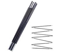 Genérico Tent Poles Replacement - 153.54 Inches Tent Replacement Poles | Flexible Tarp Pole for Backpacking | Lightweight Parts Adjustable Length Replâcement for Hiking Backpacking Outdoor Camping