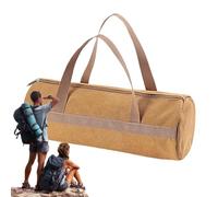 Genérico Tent Stake Bag - Large Capacity Canvas Organizer with Zipper Closure, Keeps Tent Stakes and Camping Accessories Neatly Stored, Outdoor Tool Bag for Camping Hiking Picnic or Travel Home Use