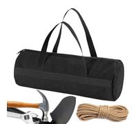 Genérico Tent Stake Organizer - Heavy Duty Canvas Storage Bag with Secure Zipper, Enhances Camping Efficiency by Holding Stakes and Small Gear, Ideal for Campers, Hikers, and Outdoor Enthusiasts